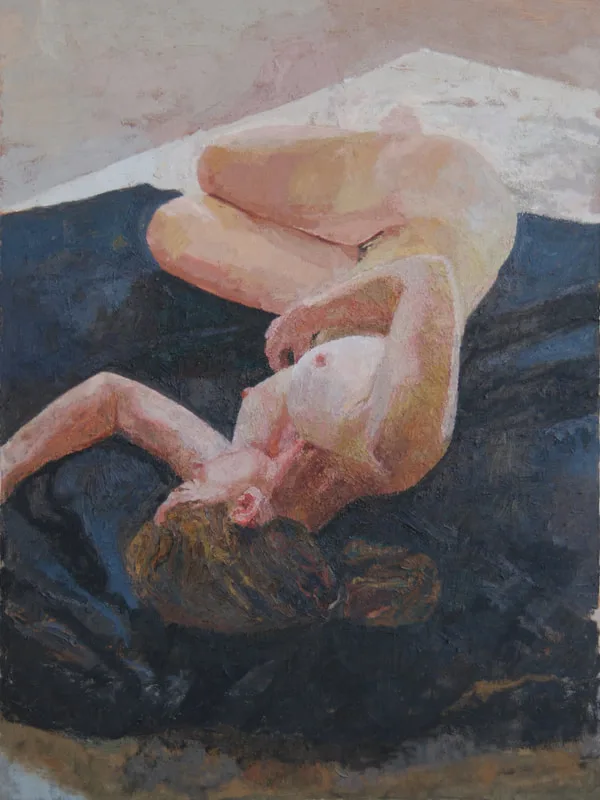 Christine on the Black Blanket by Eric Whitten