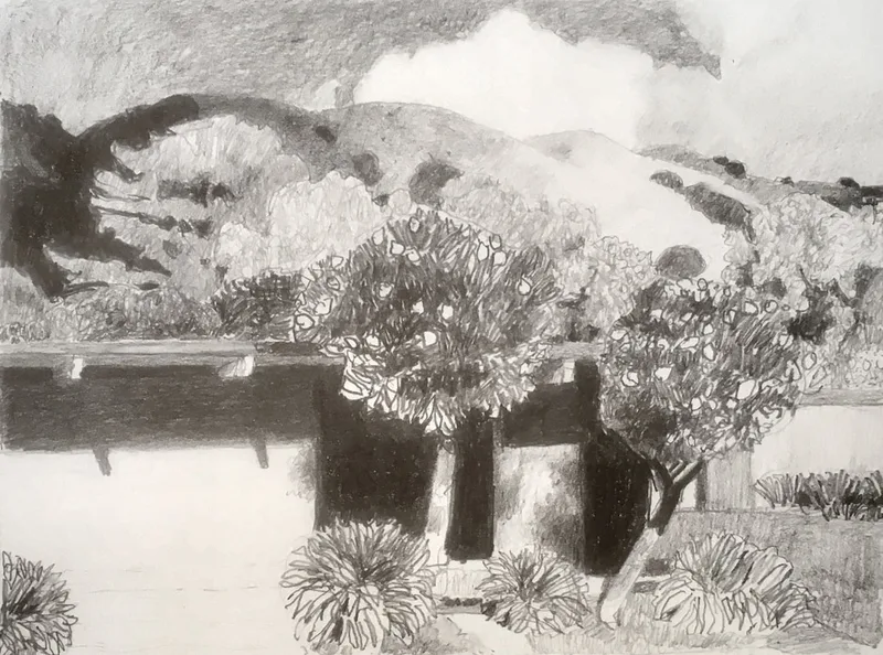 Image of The End of the Swim Team, 2018, Pencil on Paper, 6
