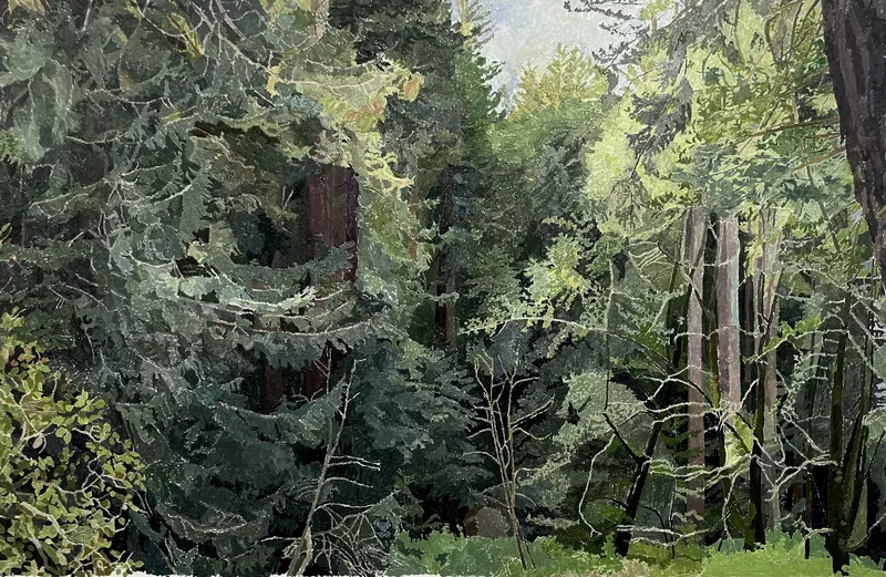 Image of The End of the Meadow, 2026, oil on canvas, 45
